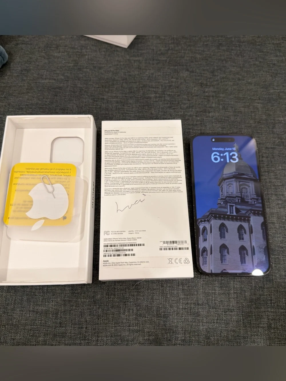 Apple iPhone 14 Pro Max – 256GB – Black – Unlocked
